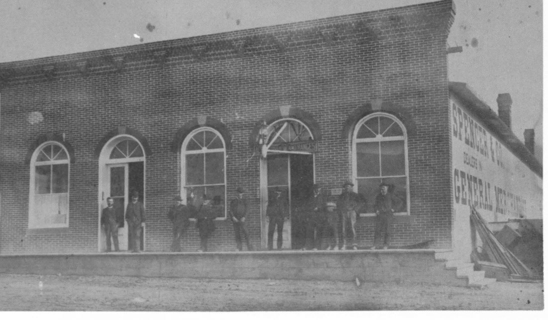 Spencer and Company general merchandise store, established 1888.